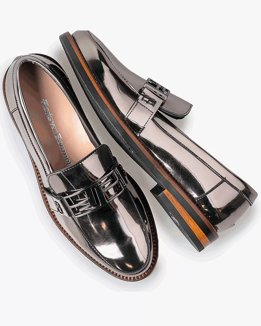 Floris van Bommel Office | Loafers>Cloei 02.04 Silber