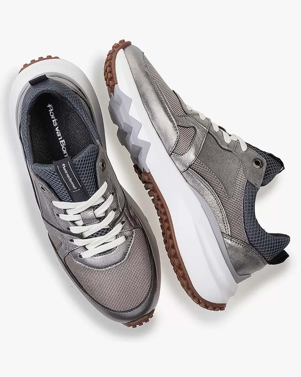 Floris van Bommel Sneaker>Curvi 01.01 Silber