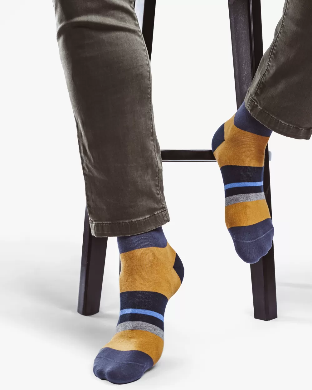 Floris van Bommel Socken>De Sokker 07.01 Multi-colour / Blau