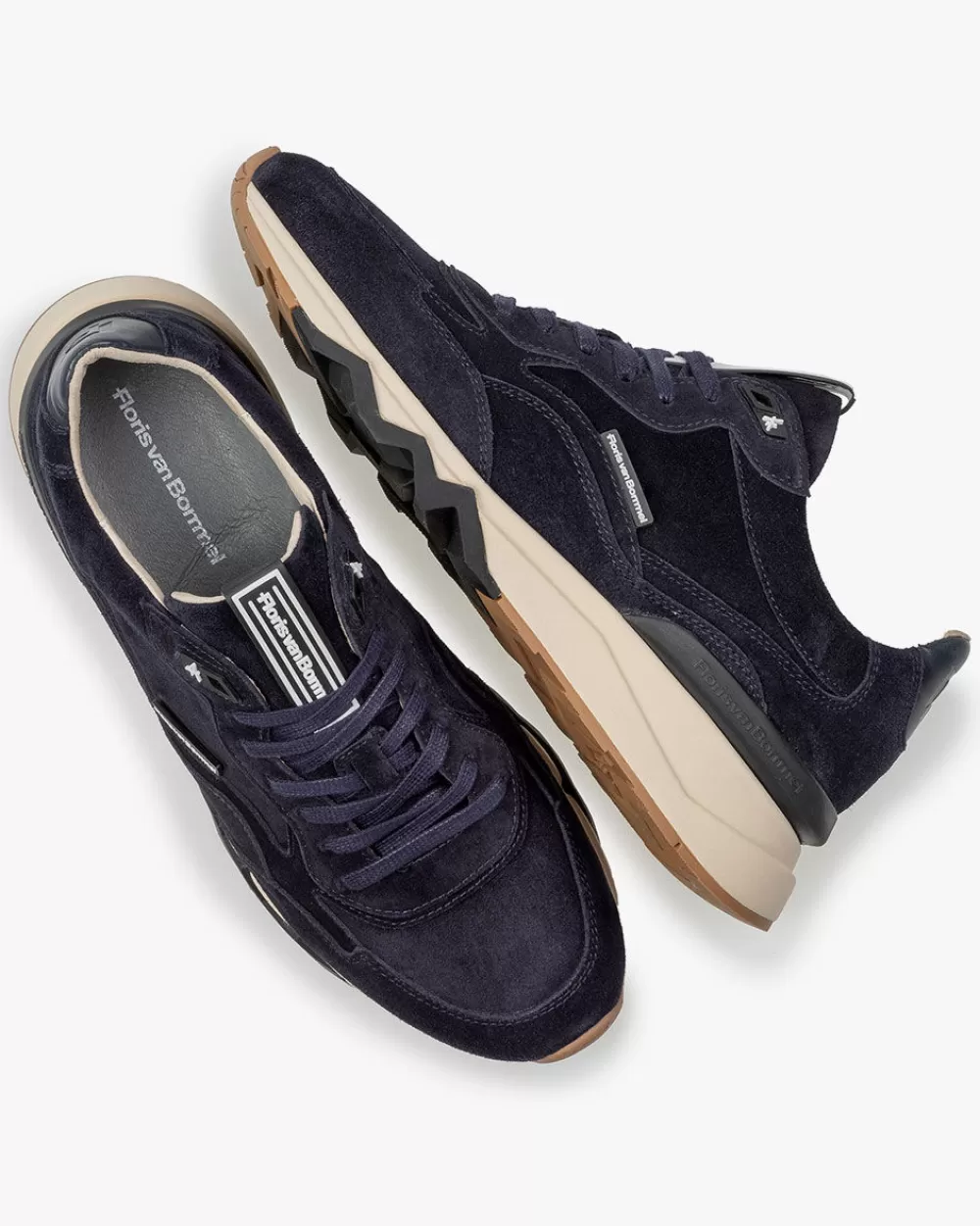 Floris van Bommel Sneaker>De Zager 02.03 Dunkelblau