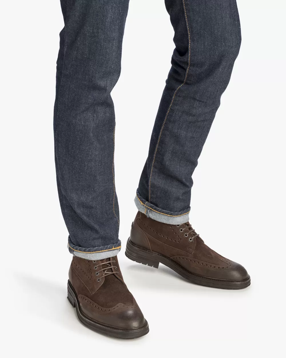 Floris van Bommel Brogues | Stiefeletten>De Zeker 01.01 Braun