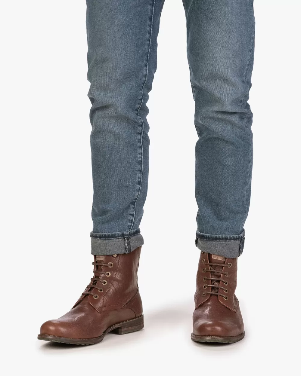 Floris van Bommel Weekend | Stiefeletten>Ferri 01.28 Dunkelcognac