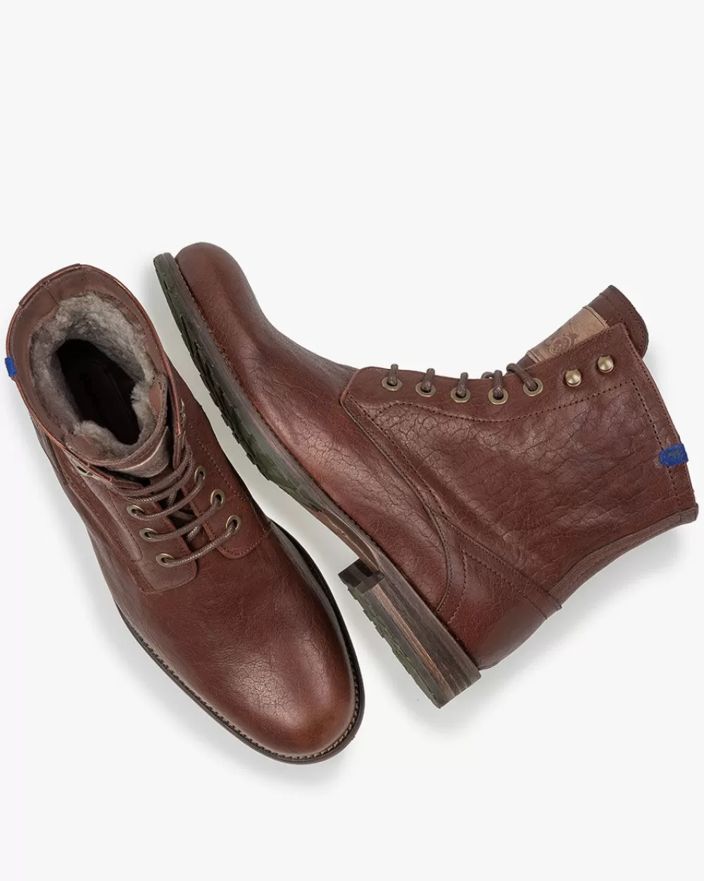 Floris van Bommel Weekend | Stiefeletten>Ferri 01.28 Dunkelcognac