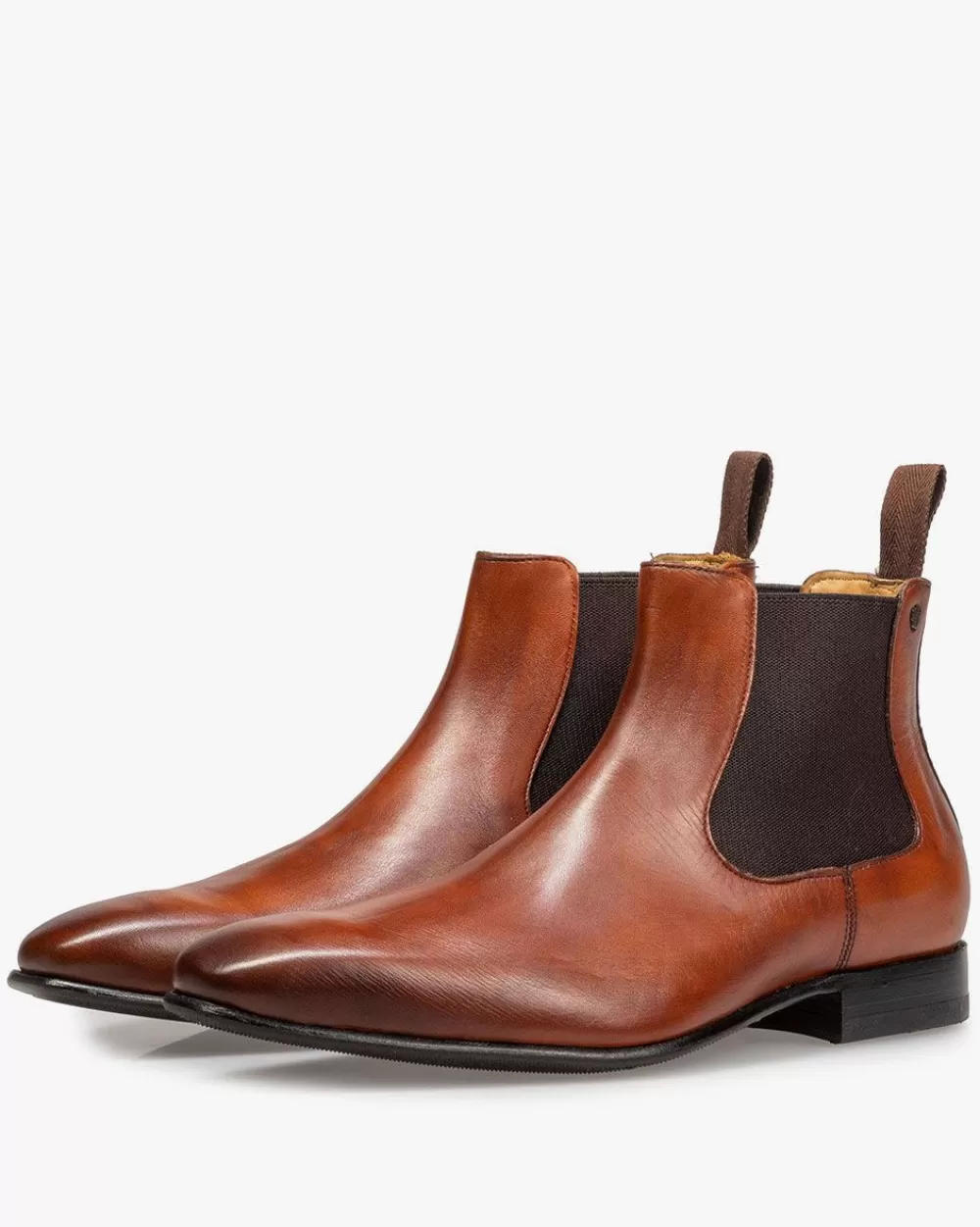 Floris van Bommel Schick im Büro | Chelsea Boots>Gira 05.00 Cognac