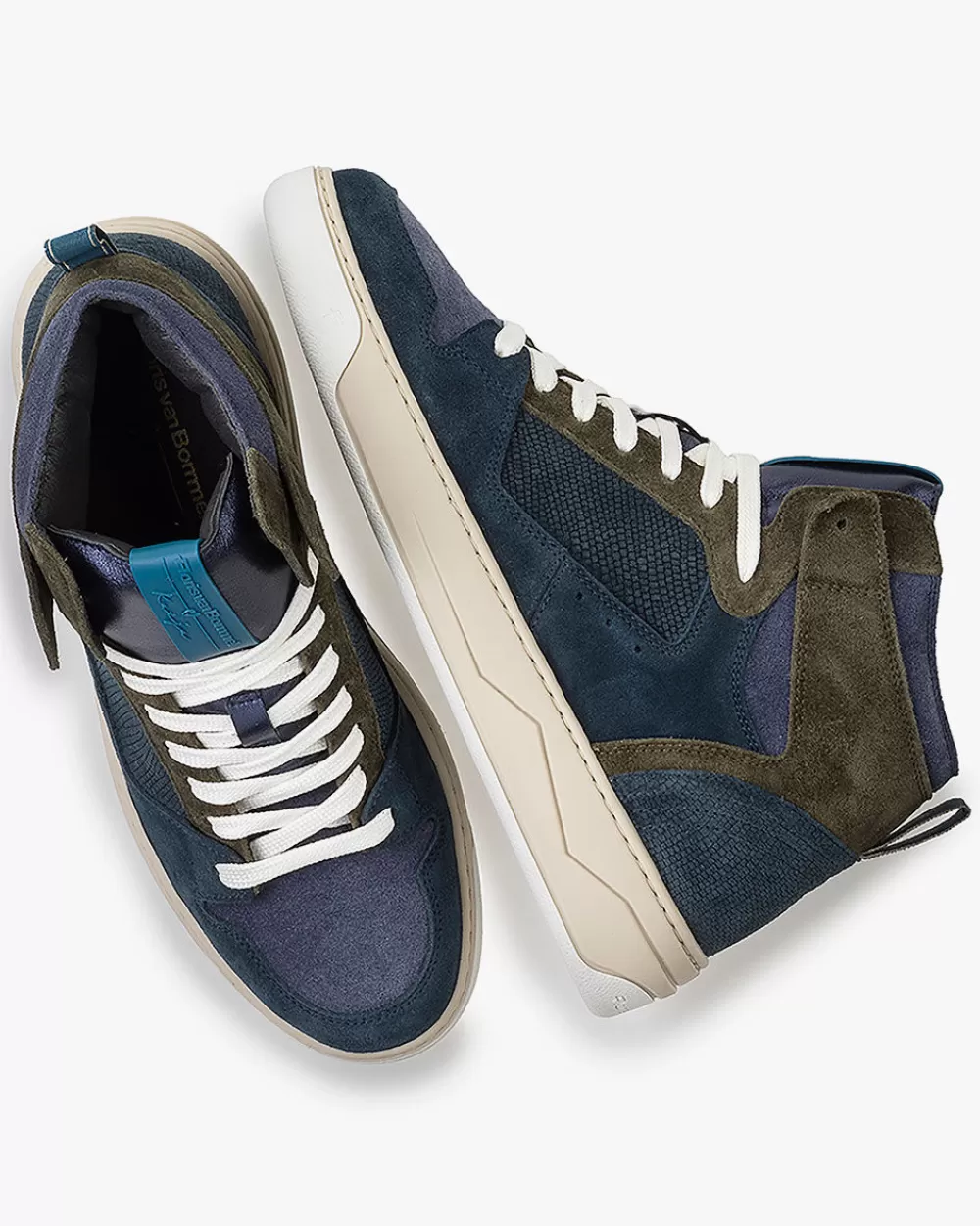 Floris van Bommel Hochwinter | Sneaker>Iggi Wedge 01.16 Dunkelblau