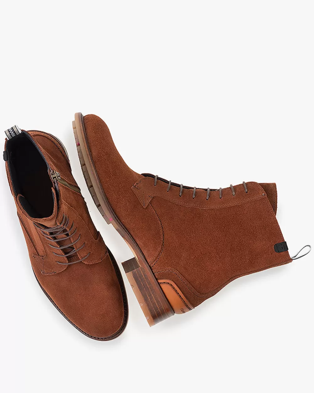 Floris van Bommel Hochwinter | Stiefeletten>Irisi 01.22 Cognac