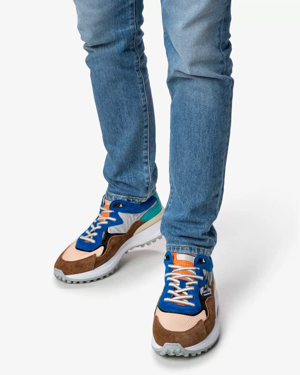 Floris van Bommel Extravagant | Sneaker>Noppi 25.03 Blau