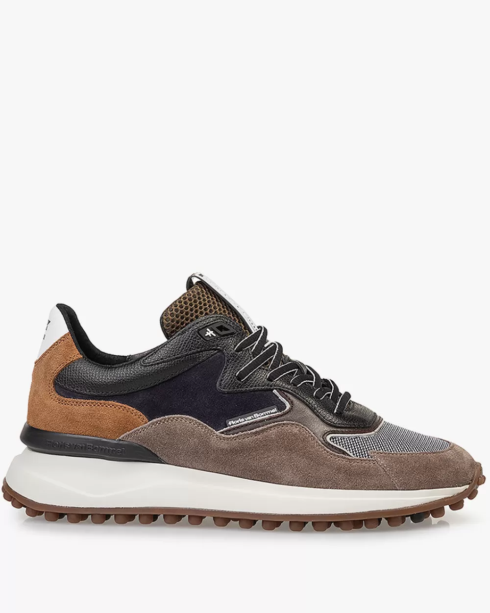 Floris van Bommel Weekend | Sneaker>Noppi 15.16 Taupe kombi