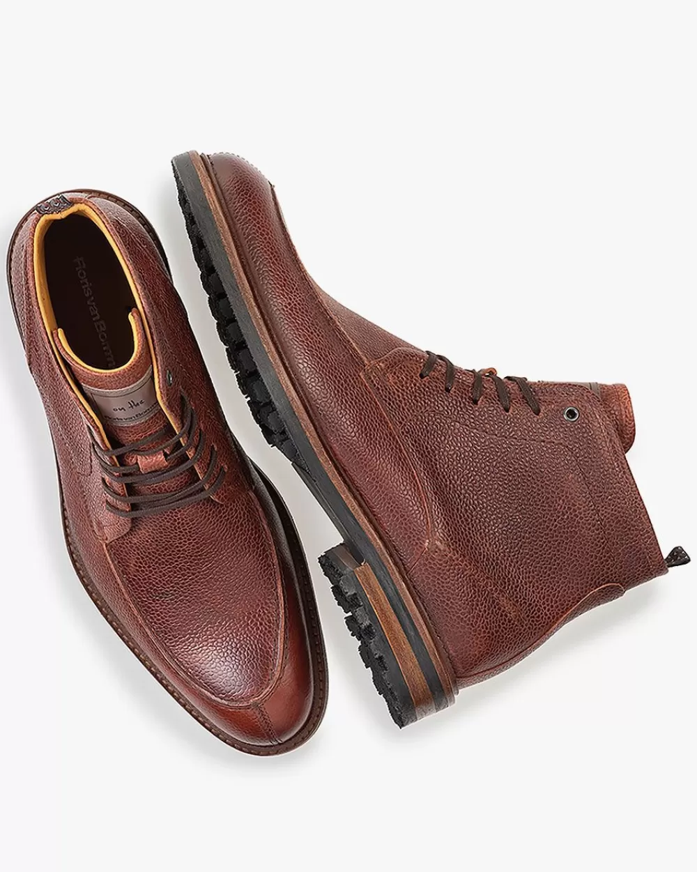 Floris van Bommel Hochwinter | Stiefeletten>Rocki 08.09 Cognac