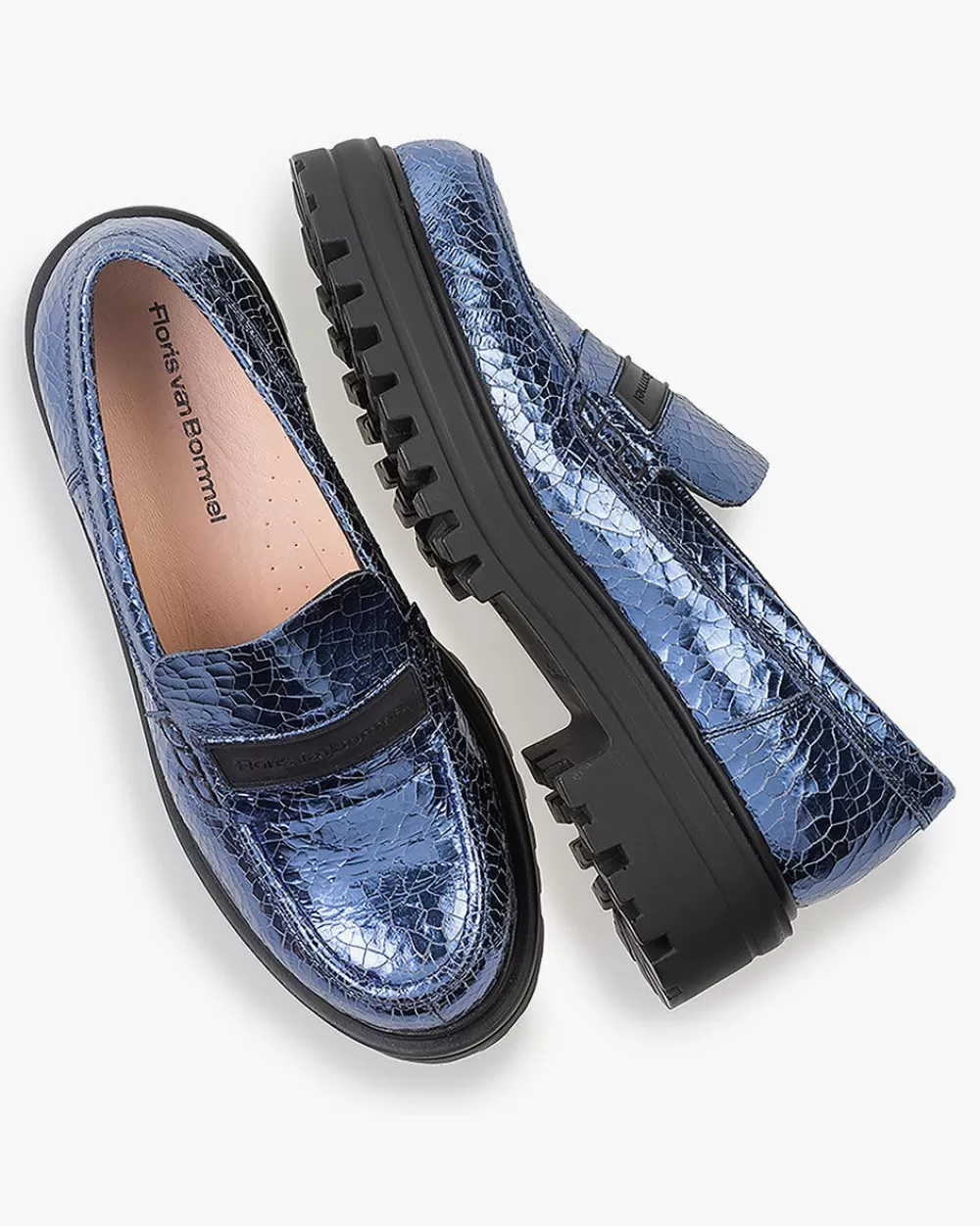 Floris van Bommel Weekend | Loafers>Wonki 05.01 Blau